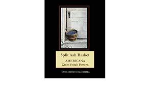 A folky style flag, crows, sunflowers, bee skep and tiny bees are featured on this americana summer scene. Split Ash Basket Americana Cross Stitch Pattern Amazon De Collectibles Cross Stitch George Kathleen Fremdsprachige Bucher
