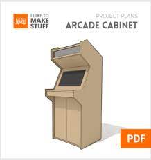 Browse & get results instantly. Bartop Arcade Cabinet Digital Plans I Like To Make Stuff Diy Arcade Cabinet Cabinet Woodworking Plans Arcade Cabinet Plans