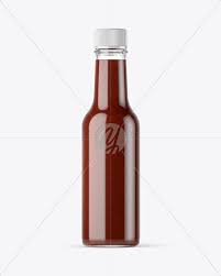 Bbq Sauce Bottle Mockup In Bottle Mockups On Yellow Images Object Mockups