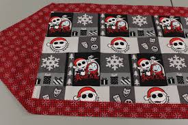 Disney Nightmare Before Christmas Table Runner 42 Long By 14 Inches Wide No Batting By Q Nightmare Before Christmas Christmas Table Table Runner Size