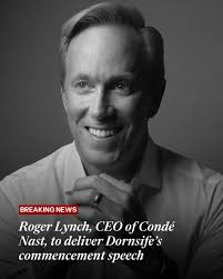 Roger Lynch, the chief executive officer of Condé Nast, will deliver USC  Dornsife's commencement keynote address, the school announced Monday  morning. Lynch was appointed in 2019 to lead the media company, whose