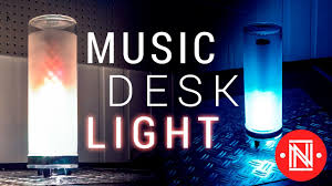 Make led strip music light sound detector. Music Reactive Desk Light Diy Youtube
