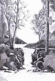 Check spelling or type a new query. Waterfall Sketch Waterfall Drawing Forest Sketch