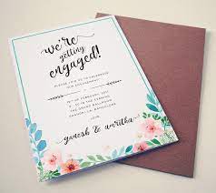 Choose a card template or design your own card from scratch. Sometimes A Simple Design For Your Wedding Card Is Enough Rustic Engagement Invitation Template Engagement Invitation Message Free Engagement Invitations