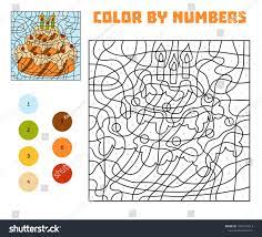 Color By Number Education Game For Children Birthday Cake Ad Ad Education Number Color Game Color Games Color Education