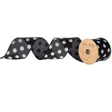 Black And White Striped Ribbon Hobby Lobby Black White Polka Dot Satin Wired Edge Ribbon 2 1 2 Hobby Lobby 661272 Black White Stripes Blue Polka Dots Hot Pink White