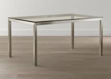 Modway press silver stainless steel side table. 20 Sleek Stainless Steel Dining Tables