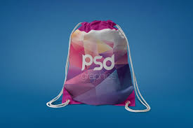 Free Download Drawstring Bag Mockup In Psd Disenos De Unas