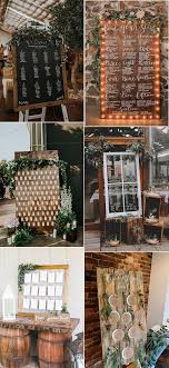 trending wedding table seating chart display ideas