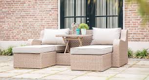 29 schön gartenliege mit auflage das beste von. Loungemobel Stockholm Taupe Hellbraun Sitzgruppe Und Sonnenbett In Einem