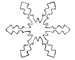 Weihnachtskarte Schneeflocke