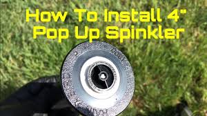 Adjust the rainbird 1800's spray distance or flow. How To Install Rain Bird 1800 Series Sprinkler Head Youtube