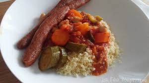 Par quoi remplacer le navet dans le couscous. Couscous Aux Legumes Et Merguez Grillees Vegetales La Fee Stephanie