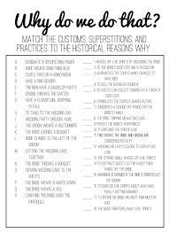 Why Do We Do That Pdf Bridal Shower Games Wedding Shower Games Bridal Games