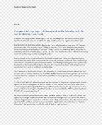 Cover Letter Resume Template Writing Federal Reserve System Template Text Png Pngegg
