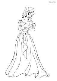 It could possibly be based from cartoon characters like these of disney characters, animals, automobiles, or others. Princesses Coloring Pages Free Printable Princess Coloring Sheets