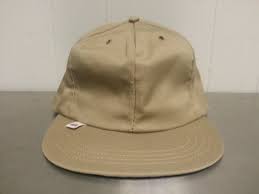 Vintage Dickies Brown Khaki Hat Made In Usa Snap Back Baseball Hat Cap Hat Making Hats Dickies
