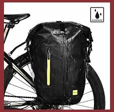 Rhinowalk Bike Bag Waterproof Bike Pannier Bag 25l For Bicycle Cargo Rack Saddle Bag Shoulde In 2020 Bike Panniers Bike Saddle Bags Bike Bag