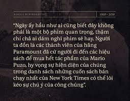 The godfather) là tên một cuốn tiểu thuyết nổi tiếng của nhà văn người mỹ gốc ý mario puzo được xuất bản lần đầu vào năm 1969 bởi nhà xuất bản g. 50 NÄƒm Ngay Bá»' Gia Ra Ä'á»i Cuá»'n Sach Báº¥t Há»§ Va Sá»± Tinh Cá» Lá»‹ch Sá»­