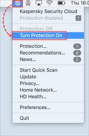 How To Enable Or Disable Protection In Kaspersky Security Cloud 19 For Mac