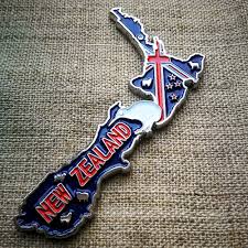 Metal Fridge Magnet New Zealand Map Of New Zealand Chrome Plating And Enamel It sticks to the front of your fridge and is ready to go when you need it.
