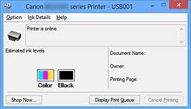 Canon : Pixma Manuals : P200 Series : Checking The Ink Status From Your  Computer