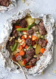 Beef And Veggie Tin Foil Dinners Completely Delicious Recipe Foil Dinners Foil Packet Meals Tin Foil Dinners