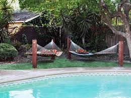 Diy Hammock Stands Diy Projects Craft Ideas How To S For Home Decor With Videos Backyard Pool Backyard Hammock Outdoor Pool Decor