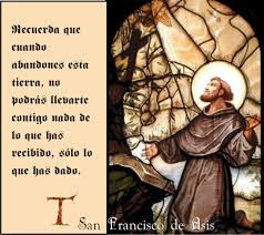 Breve Biografia De San Francisco De Asis San Francisco De Asis Frases Buscar Con Google Francisco De Asis Frases Frases De Santos Oracion De San Francisco