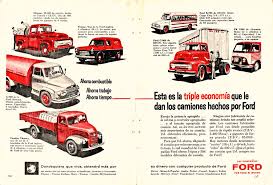 1956 Ford Truck Ad Spanish 1956 Ford Truck Trucks Ford