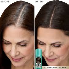L'Oreal Paris Gray Root Concealer Spray Black 2 oz Temporary Gray Hair  Cover