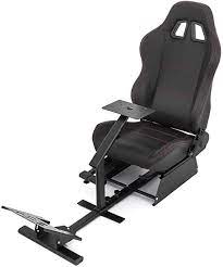 mophorn racing simulator seat adjustable driving gaming reclinable seat with gear shifter mount fit for ps4 ps3 xbo racing simulator cockpit seats racing wheel