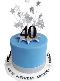 Floweraura offers a wide range of personalised birthday cakes for you including cakes like designer cakes, photcakes, as well as cartoon cakes. 40 Th Birthday Cake For Him