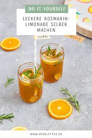 Sommerliches Tablett Selber Machen Sommeraperitif Rezept In 2020 Rosmarin Limonade Limonade Selber Machen Selber Machen