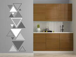 Wandtattoo Moderne Dreiecke Wandtattoo De Wanddesign Wandtattoo Wandfarbe Muster