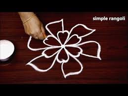 Easy Flower Rangoli Designs For Beginners Simple Kolam Designs With 5x3 Dots Friday Muggulu You Flower Rangoli Free Hand Rangoli Design Rangoli Designs