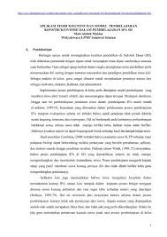 — pengembangan perasaan positif untuk menghargai orang lain — penyediaan sarana dan prasarana pendidikan dan. Aplikasi Teori Kognitif Pdf Lpmp Sulsel