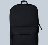 Mochila Masculina De Lona - Preto