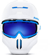 Ruroc Rg1 Dx Full Face Snowboard Ski Helmet S White Ice