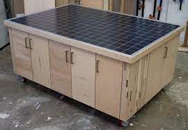 Veic Aka Efficiency Vermont Had A Non Working Solar Panel Kicking Around And Asked Mv To Build It Into A Cabinet For Use In Their Copy Cabinet Modern Design
