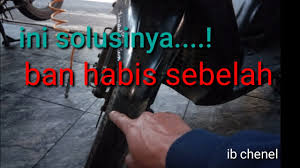 Ban motor aus sebelah bukan semata karena kualitas ban jelek, tapi karena kinerja suspensi tak maksimal. Cara Mengatasi Ban Depan Habis Sebelah Pd Motor Matic0 L L Youtube