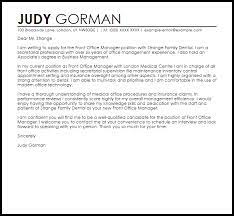If you're ready to apply for your next role, upload your resume to indeed resume to get started. Front Office Manager Cover Letter Sample Cover Letter Templates Examples