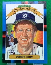 ⚾️Tommy John 🔥 Leaf Donruss Diamond Kings 17 1987 Ungraded