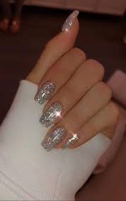 Deja que el esmalte se seque. 60 Trendy Glitter Coffin Nail Designs Coffin Nails Designs Prom Nails Fabulous Nails