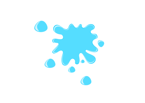 Blue splash | Public domain vectors