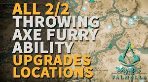 The controls you will use are as follows (playstation/xbox/pc) bearded axe: Throwing Axe Fury Ability Upgrade Tier 1 2 Location Assassin S Creed Valhalla Youtube