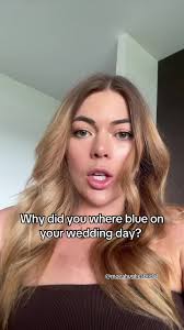 Why I Wore a Blue Dress for My Wedding Day