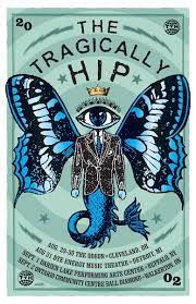 Inspirational designs, illustrations, and graphic elements from the world's best. The Tragically Hip Concert Poster By Will Ruocco Via Behance I Have This One Framed Concert Posters Concert Poster Design Vintage Music Posters