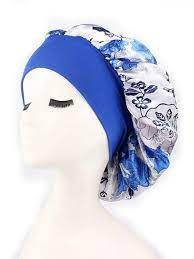 Cathery Cathery New Elegant Women Silk Night Sleep Cap Hair Bonnet Hat Head Cover Satin Wide Adjust Elastic Band Walmart Com In 2021 Cap Hair Hair Bonnet Women Beanie