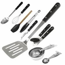 Gold kitchen accessories are a stylish addition to any home. Black Gold Cooking Utensils You Ll Love In 2021 Wayfair